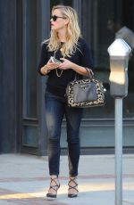 REESE WITHERSPOON Out Shopping in Santa Monica 10/21/2015