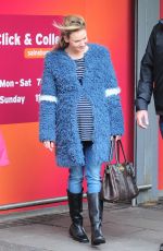 RENEE ZELLWEGER on the Set of Bridget Jones 3 in London 10/07/2015