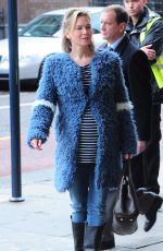 RENEE ZELLWEGER on the Set of Bridget Jones 3 in London 10/07/2015