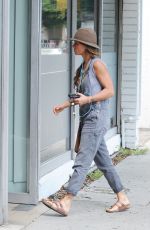 RHONA MITRA Walks Her Dog Out in Los Angeles 10/05/2015