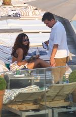 RIHANNA and CARA DELEVINGNE in Bikinis in Rio de Janeiro 09/27/2015