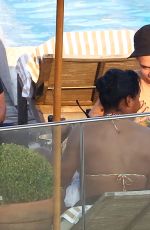RIHANNA and CARA DELEVINGNE in Bikinis in Rio de Janeiro 09/27/2015