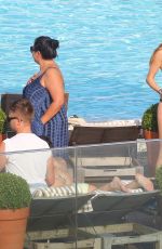 RIHANNA and CARA DELEVINGNE in Bikinis in Rio de Janeiro 09/27/2015