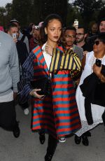 RIHANNA Arrives at Eiffel Tower in Paris 10/04/2015