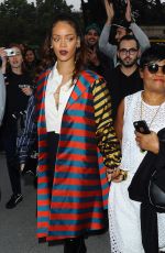 RIHANNA Arrives at Eiffel Tower in Paris 10/04/2015