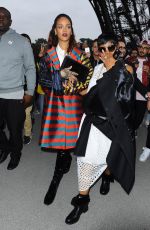 RIHANNA Arrives at Eiffel Tower in Paris 10/04/2015