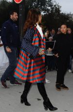 RIHANNA Arrives at Eiffel Tower in Paris 10/04/2015