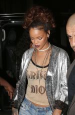 RIHANNA Arrives at L