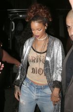 RIHANNA Arrives at L