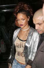 RIHANNA Arrives at L