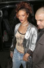 RIHANNA Arrives at L