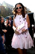 RIHANNA Arrives at L