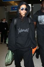 RIHANNA Arrives at LAX Airport in Los Angeles 10/06/2015