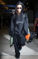 RIHANNA Arrives at LAX Airport in Los Angeles 10/06/2015