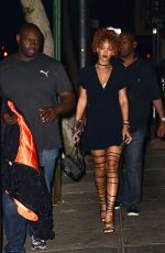 RIHANNA Arrives at Spotted Pig in New York 09/07/2015