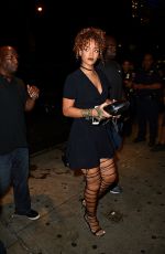 RIHANNA Arrives at Spotted Pig in New York 09/07/2015