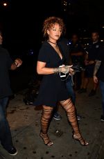 RIHANNA Arrives at Spotted Pig in New York 09/07/2015