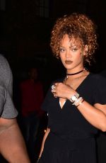 RIHANNA Arrives at Spotted Pig in New York 09/07/2015