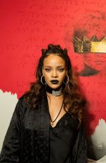 RIHANNA at 8th Album Artwork Reveal for Anti at Mama Gallery in Los Angeles 10/07/2015
