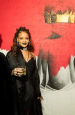 RIHANNA at 8th Album Artwork Reveal for Anti at Mama Gallery in Los Angeles 10/07/2015