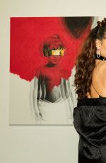 RIHANNA at 8th Album Artwork Reveal for Anti at Mama Gallery in Los Angeles 10/07/2015