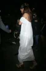 RIHANNA Leaves a Bar in Paris 10/03/2015