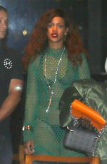 RIHANNA Out and About in Rio De Janeiro 09/27/2015