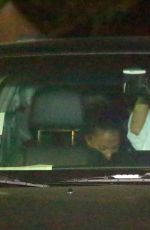 RIHANNA Returns to Her Hotel by Helicopter after Her Rock in Rio Performance in Rio de Janeiro 09/26/2015
