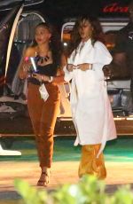 RIHANNA Returns to Her Hotel by Helicopter after Her Rock in Rio Performance in Rio de Janeiro 09/26/2015