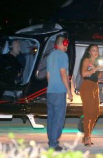 RIHANNA Returns to Her Hotel by Helicopter after Her Rock in Rio Performance in Rio de Janeiro 09/26/2015