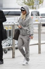 RITA ORA Arrives at Heathrow Airport in London 10/15/2015