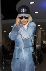 RITA ORA Arrives at Heathrow Airport in London 10/17/2015