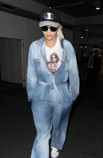 RITA ORA Arrives at Heathrow Airport in London 10/17/2015