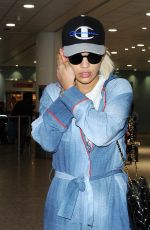 RITA ORA Arrives at Heathrow Airport in London 10/17/2015