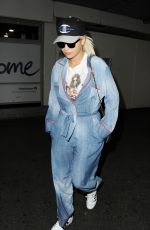 RITA ORA Arrives at Heathrow Airport in London 10/17/2015