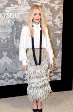 RITA ORA at Chanel Exhibition Party in London 10/12/2015