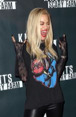 RITA ORA at Knott’s Scary Farm Black Carpet in Buena Park 10/01/2015