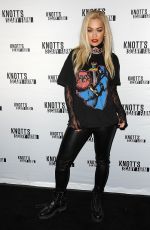 RITA ORA at Knott’s Scary Farm Black Carpet in Buena Park 10/01/2015