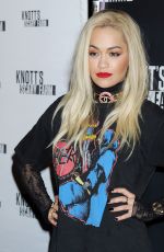 RITA ORA at Knott’s Scary Farm Black Carpet in Buena Park 10/01/2015