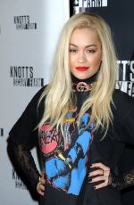RITA ORA at Knott’s Scary Farm Black Carpet in Buena Park 10/01/2015