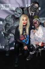 RITA ORA at Knott’s Scary Farm Black Carpet in Buena Park 10/01/2015