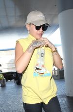 RITA ORA at Los Angeles international Airport 10/06/2015