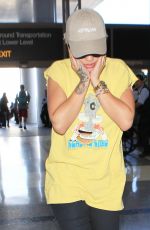 RITA ORA at Los Angeles international Airport 10/06/2015