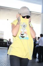 RITA ORA at Los Angeles international Airport 10/06/2015