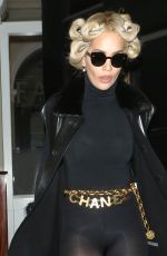 RITA ORA in a Body Stocking, Leaves Her Hotel in London 10/08/2015