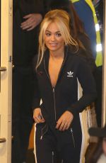 RITA ORA Leaves a Studio in London 10/25/2015