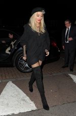 RITA ORA Night Out in London 10/27/2015