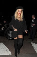 RITA ORA Night Out in London 10/27/2015