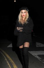 RITA ORA Night Out in London 10/27/2015