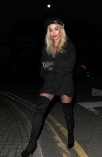 RITA ORA Night Out in London 10/27/2015